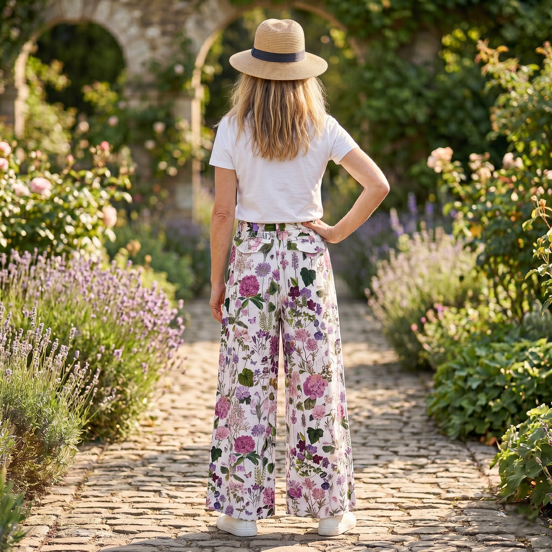 Tessa Linen Trousers - Mallow