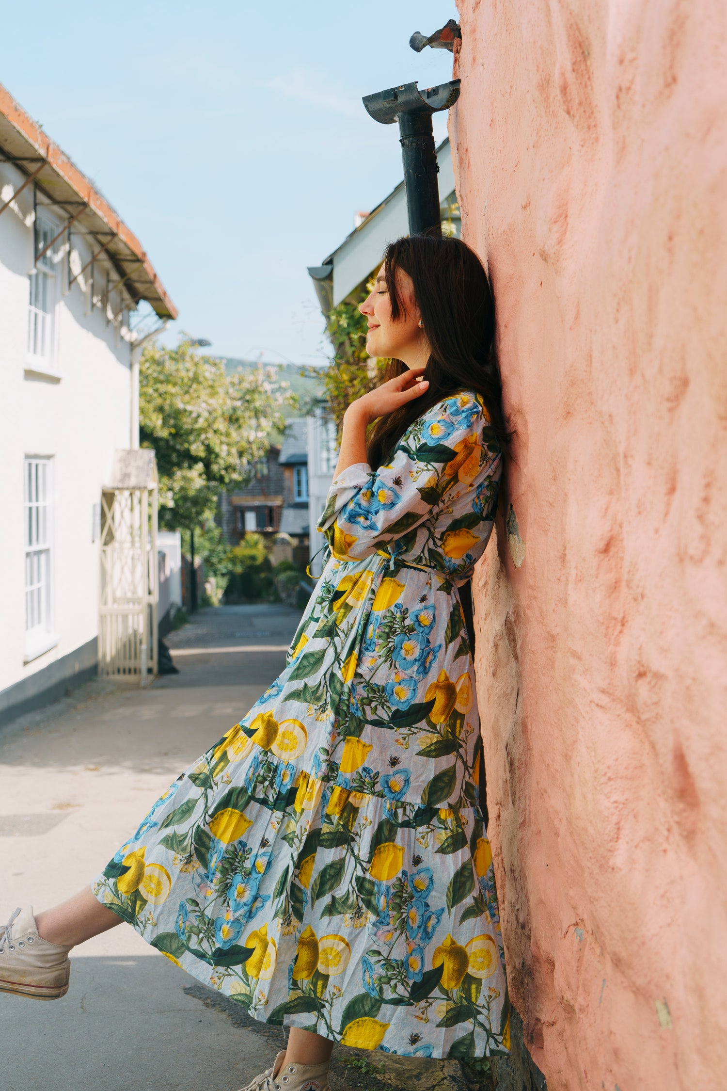 Georgie Cotton Dress - Sicily