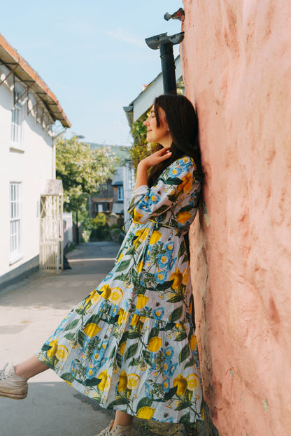 Georgie Cotton Dress - Sicily
