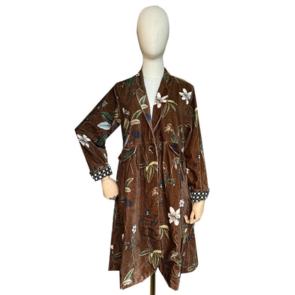 Valeria Velvet Coat - Enchanted Wood