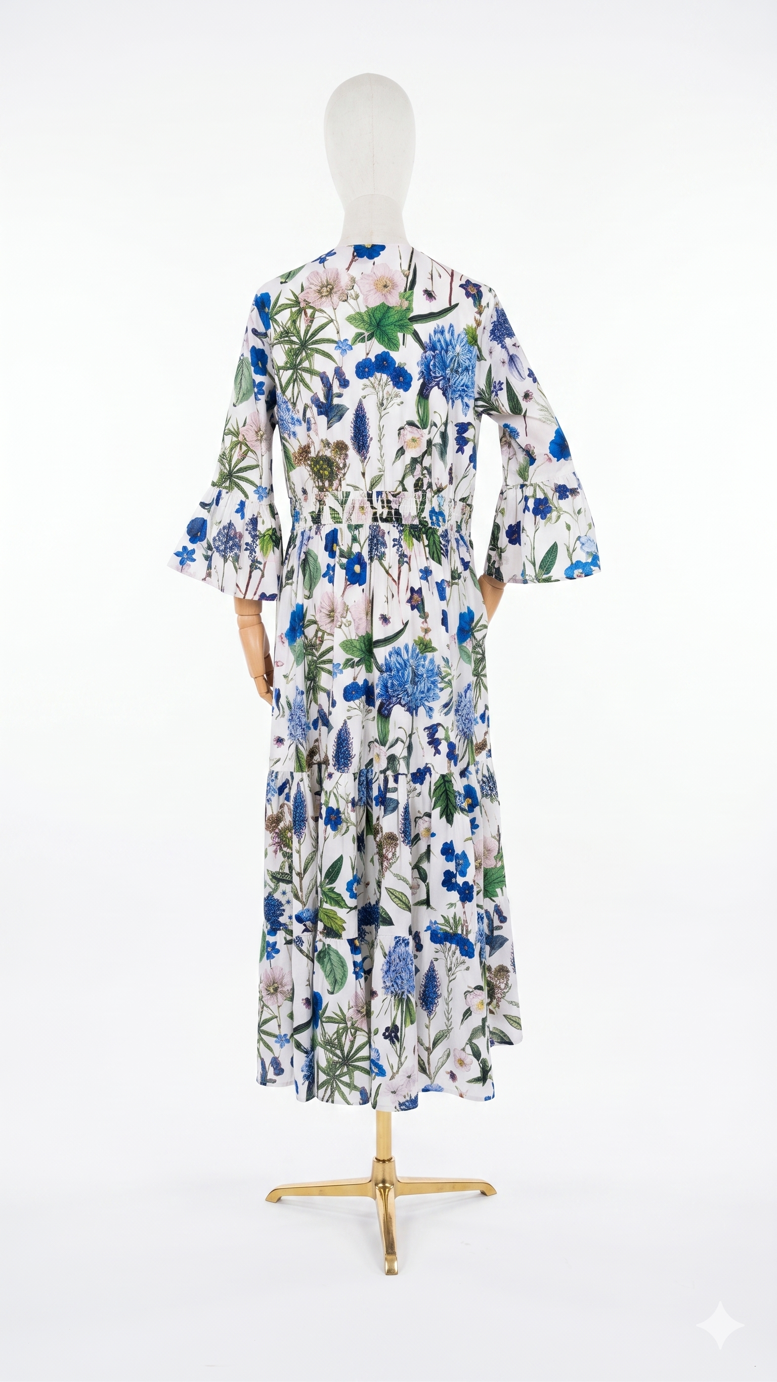 Annabel Cotton Dress - Cobalt