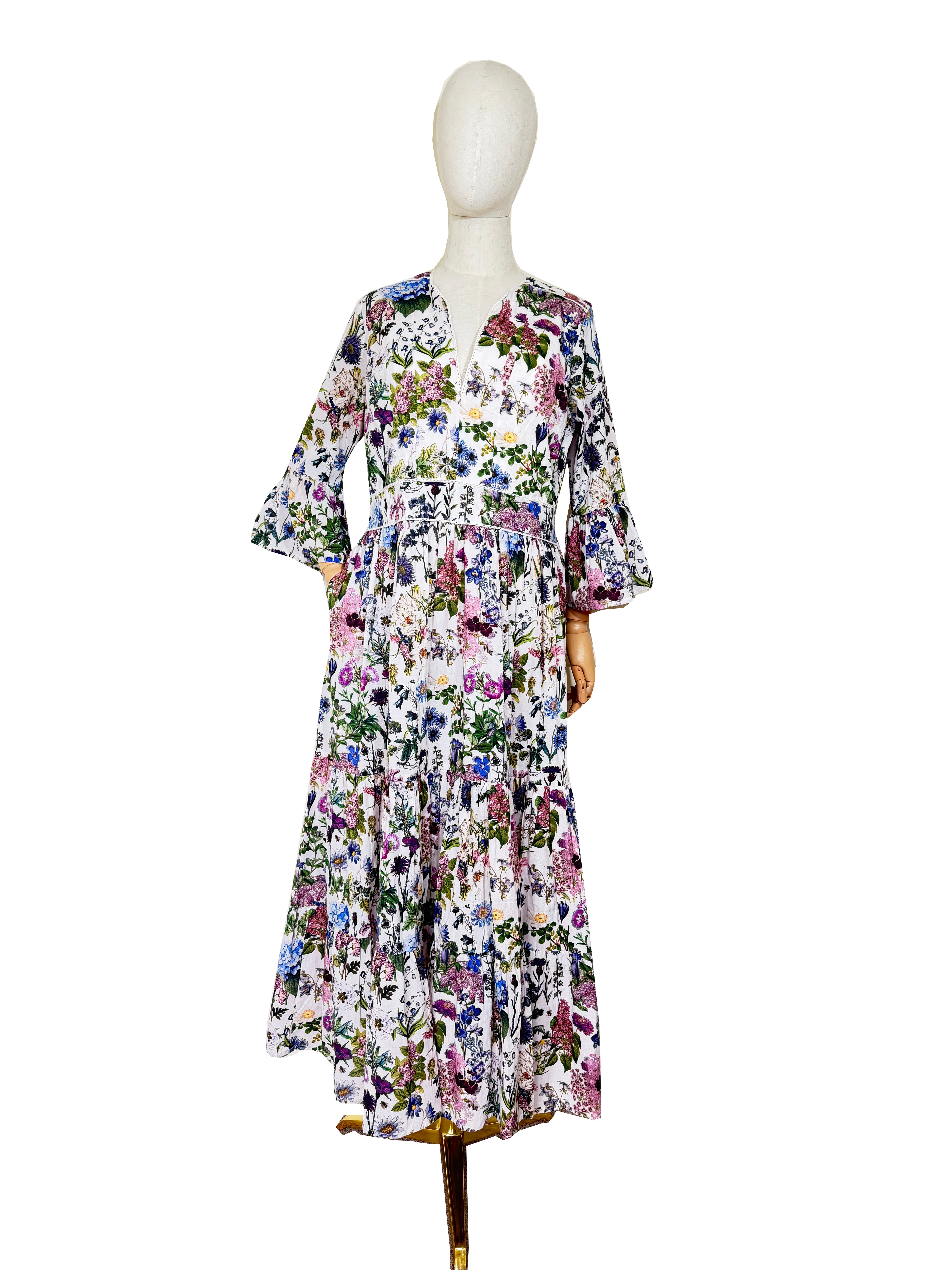 Annabel Cotton Dress - Petal Panels