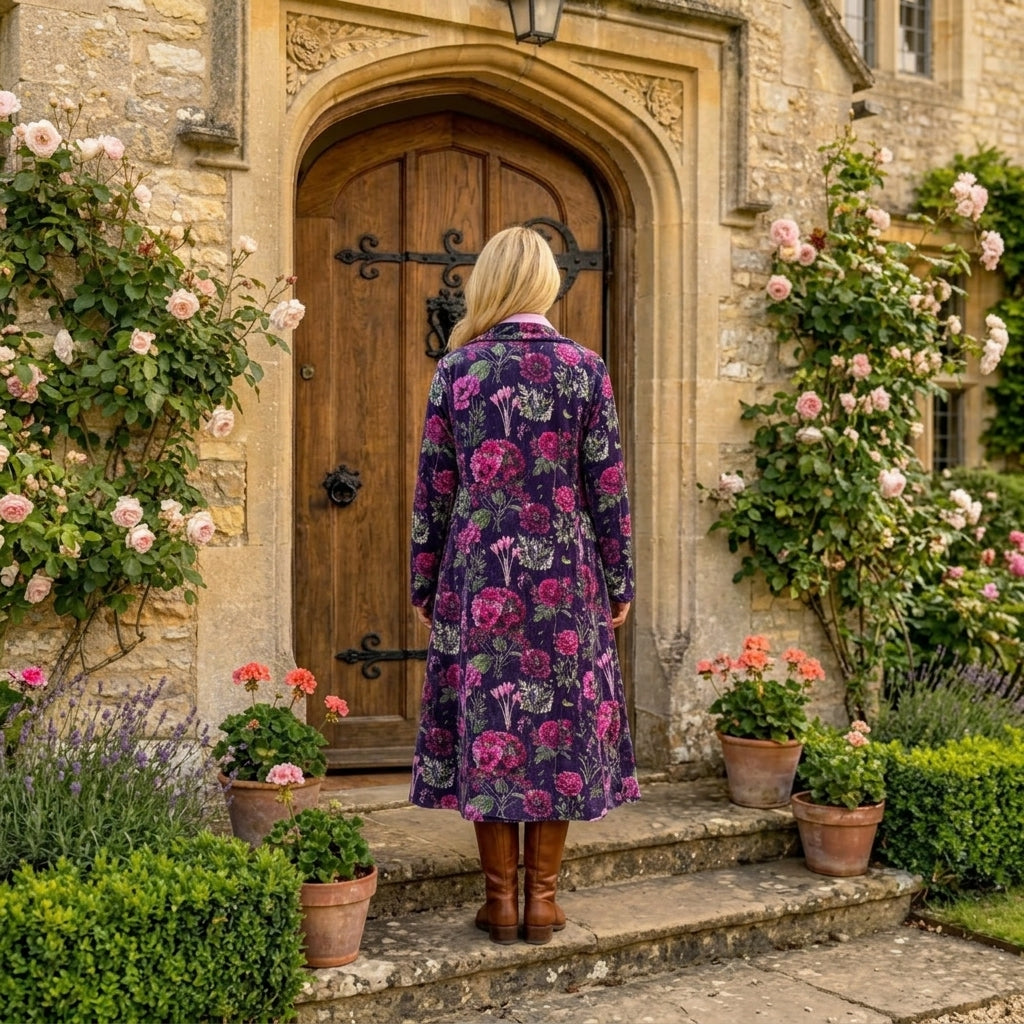 Carla Velvet Dress Coat - Irvine