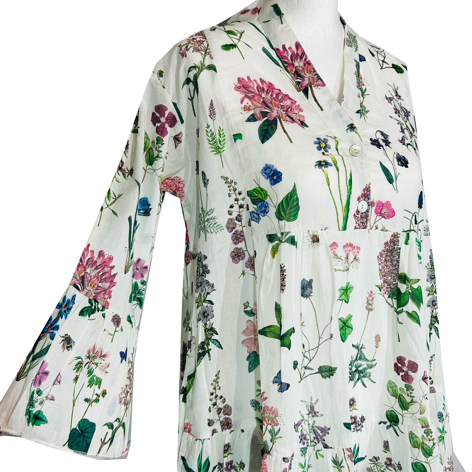 Chloe Tiered Dress - Lilacs