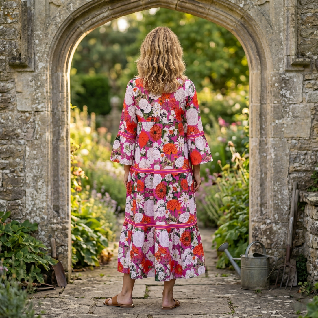 Cleo Cotton Dress - Summer Madness