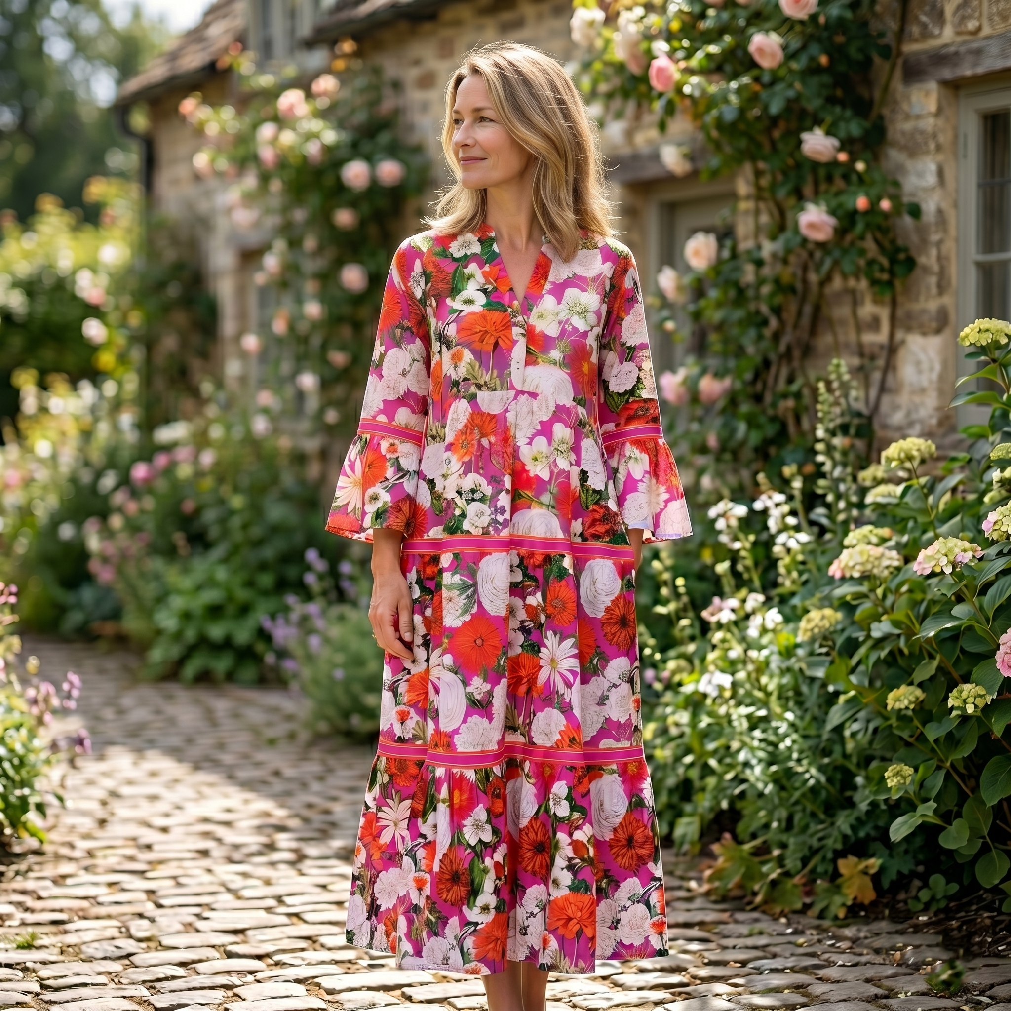 Cleo Cotton Dress - Summer Madness