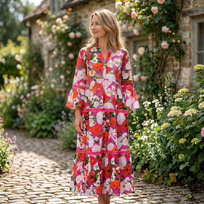 Cleo Cotton Dress - Summer Madness