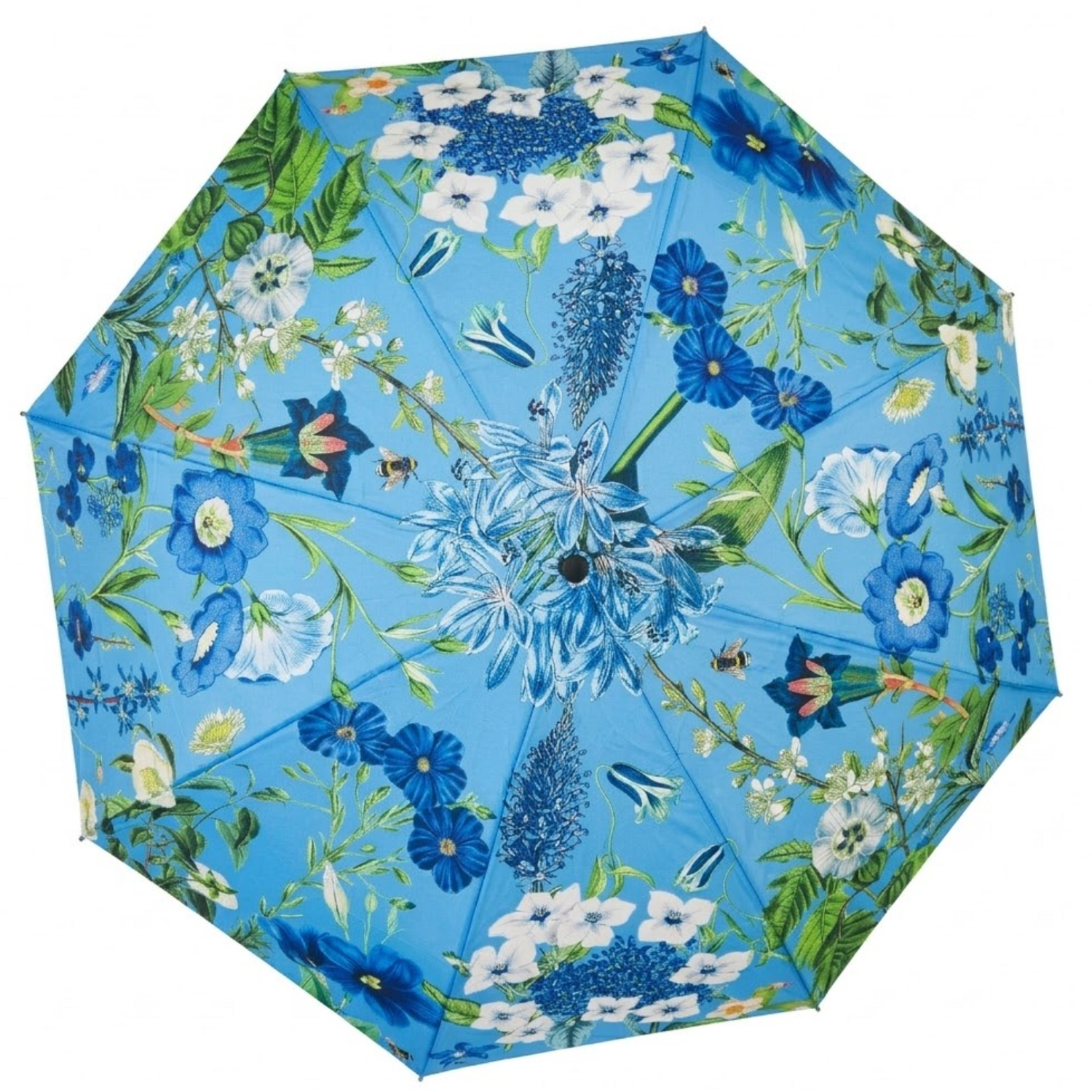 Folding Umbrella - Cobalt Blue