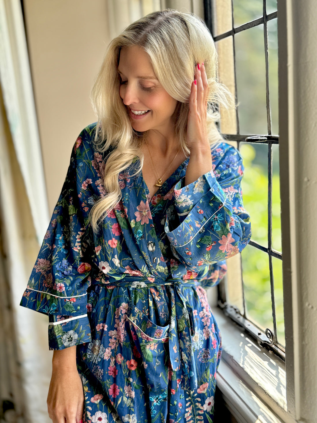 Kimono - Horsley Navy