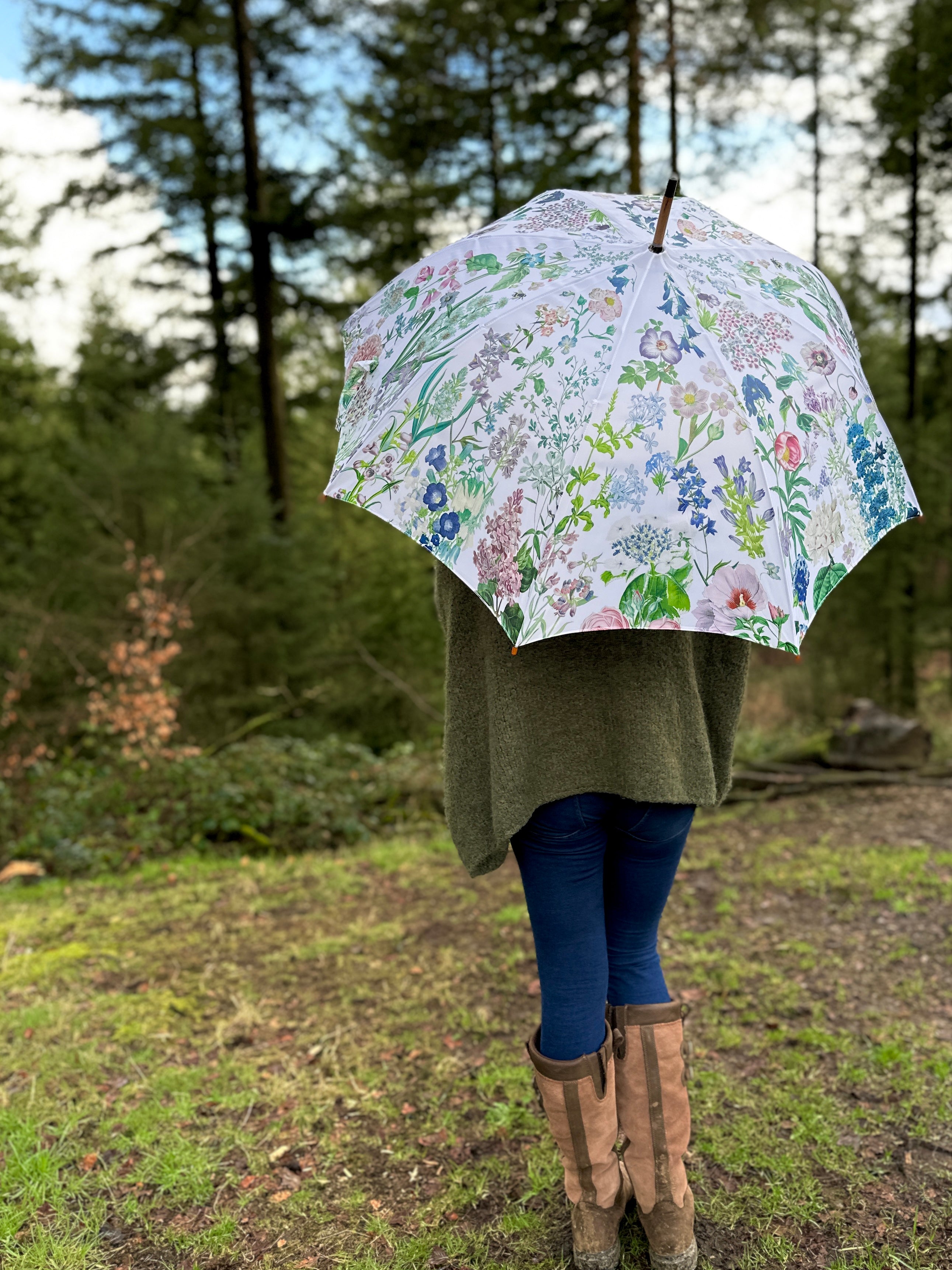 Umbrella - Pansies