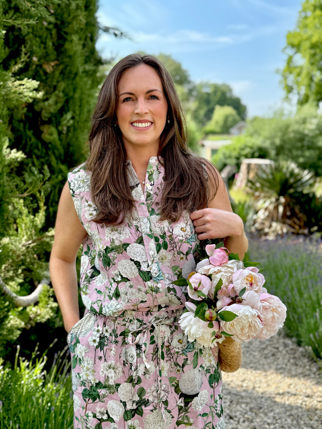 Maeve Linen Shirt - Camelia Rosepink