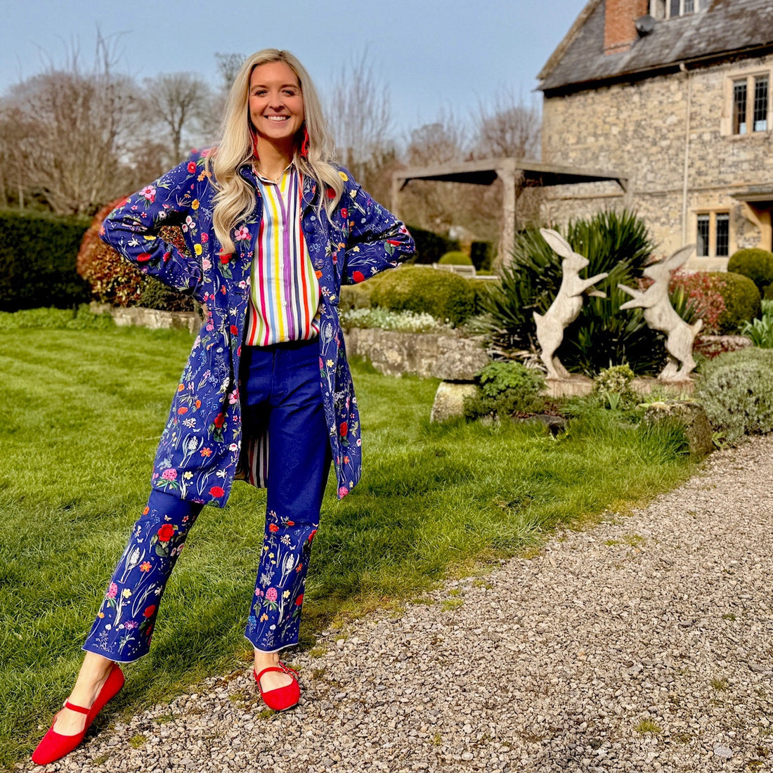 Sabrina Coat - Barton Blue