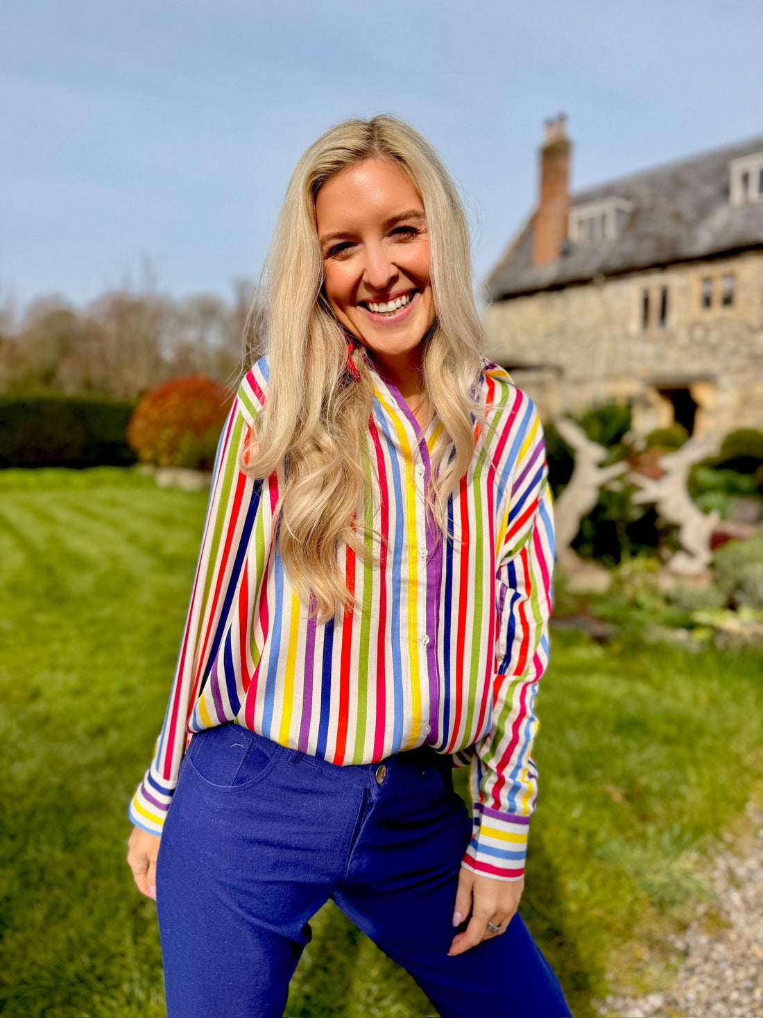 Stacey Shirt - Barton Summer Stripes