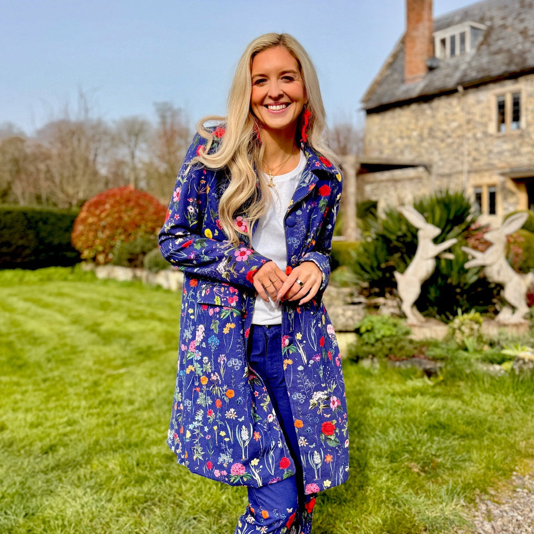 Sabrina Coat - Barton Blue