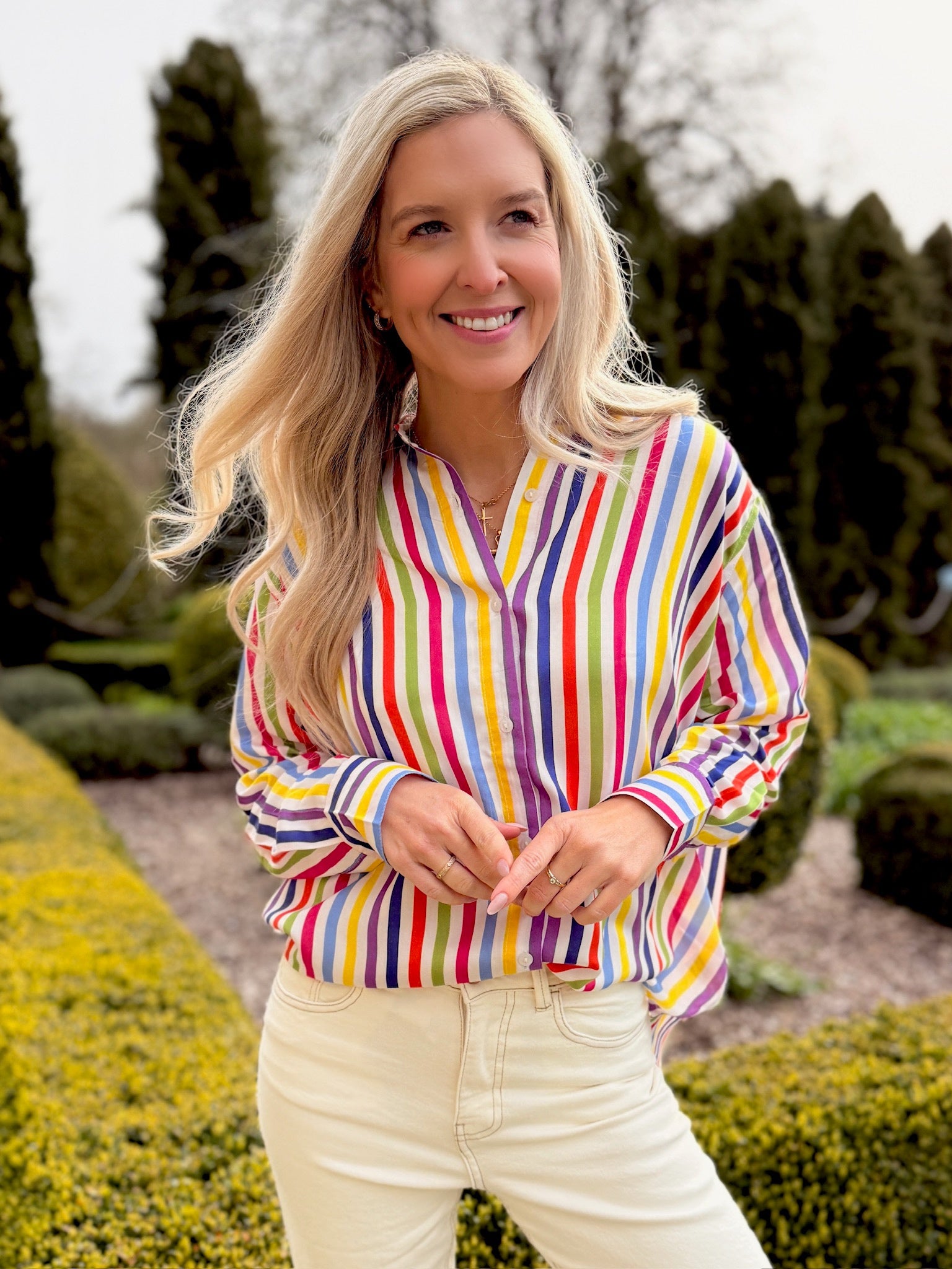 Stacey Shirt - Barton Summer Stripes