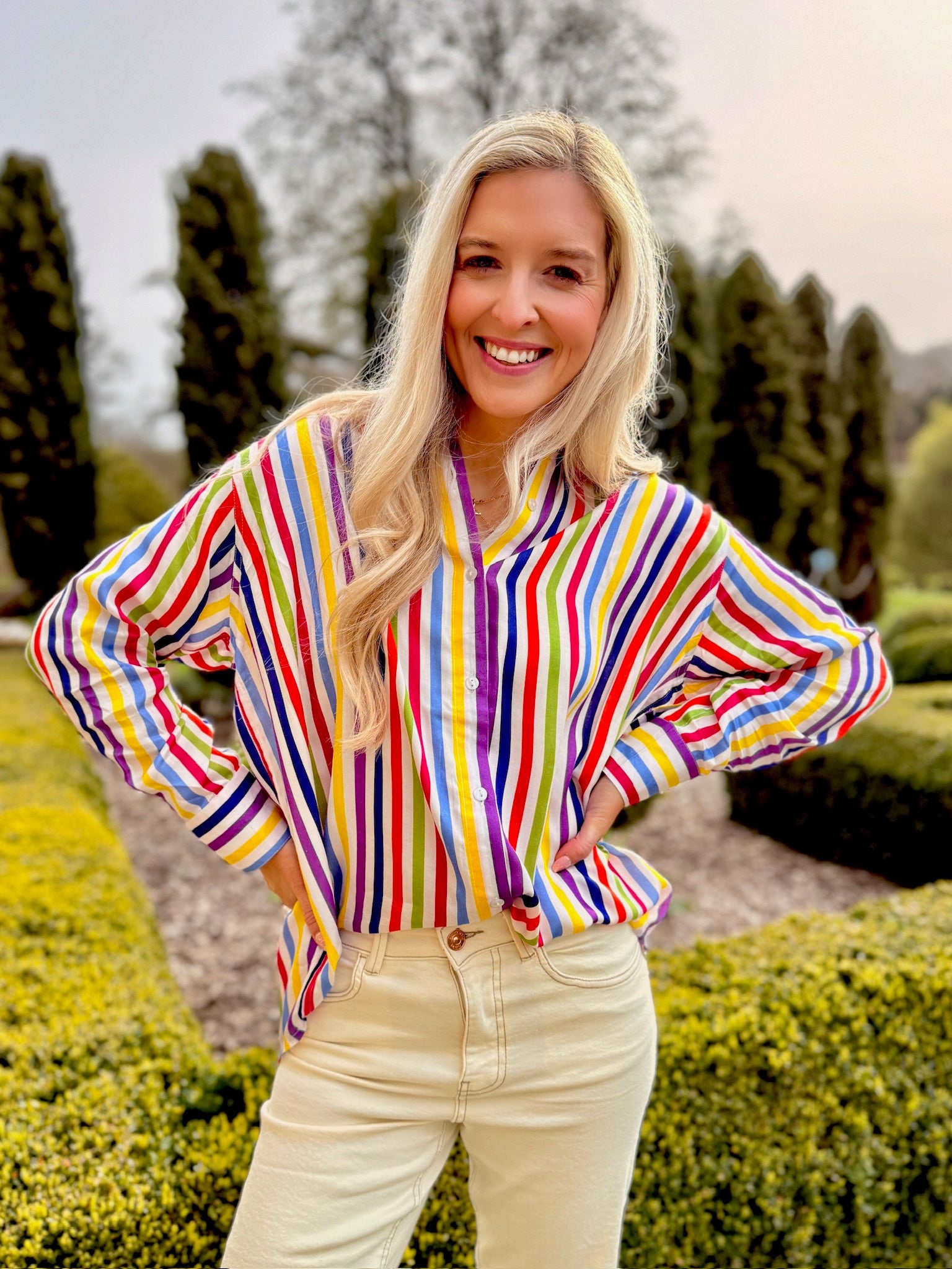 Stacey Shirt - Barton Summer Stripes