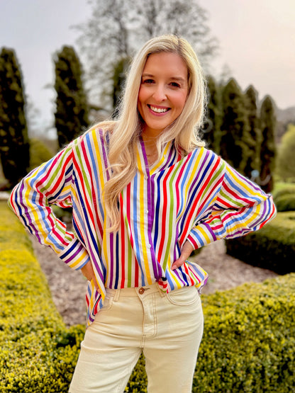 Stacey Shirt - Barton Summer Stripes
