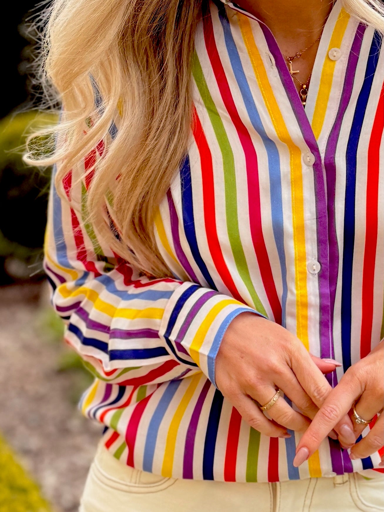 Stacey Shirt - Barton Summer Stripes