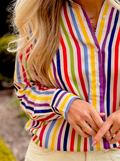 Stacey Shirt - Barton Summer Stripes