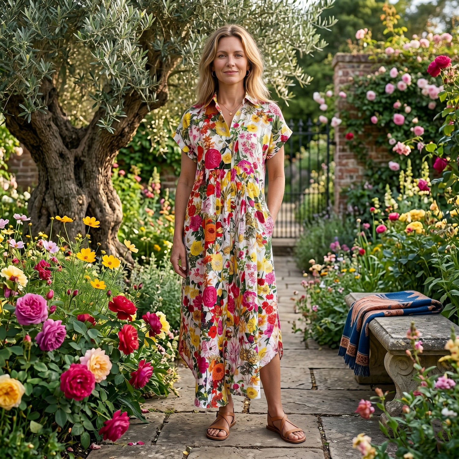 Kate Linen Dress - Banbury