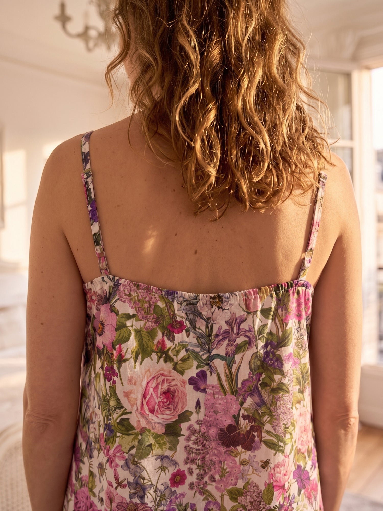 Short Strappy Nightie - Lilac Kiss