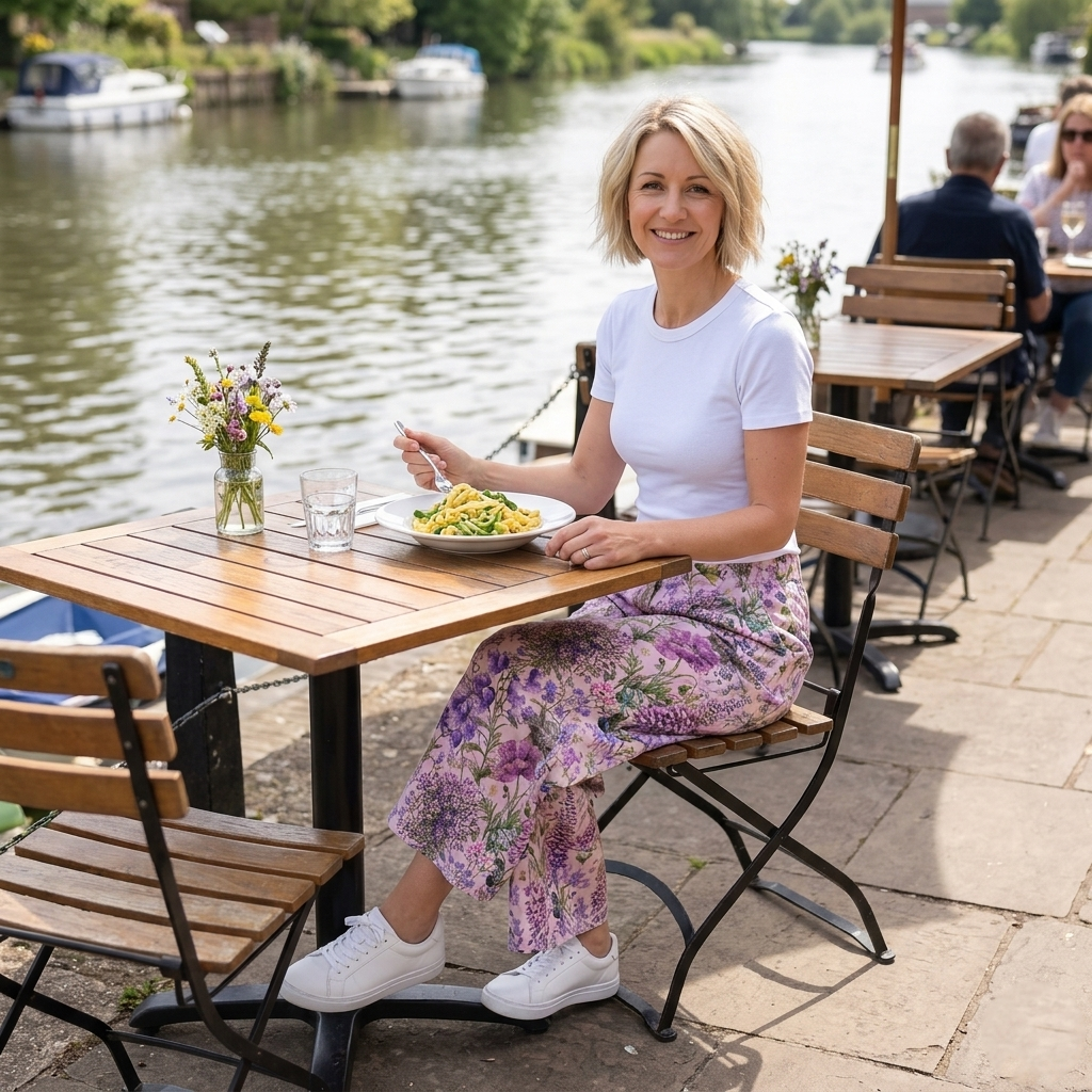 Matilda Cotton Trousers - Musgrove Pink