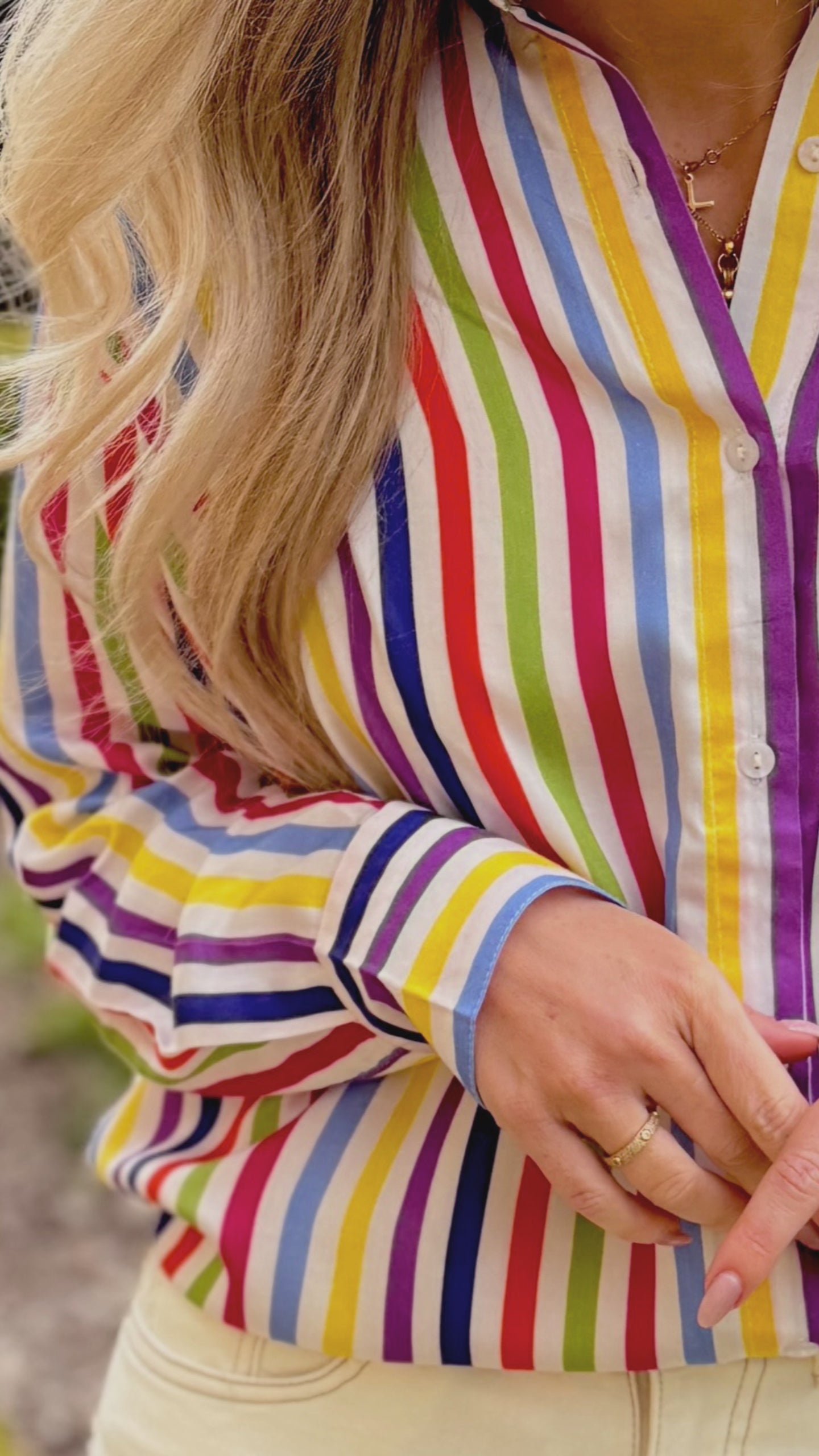 Stacey Shirt - Barton Summer Stripes