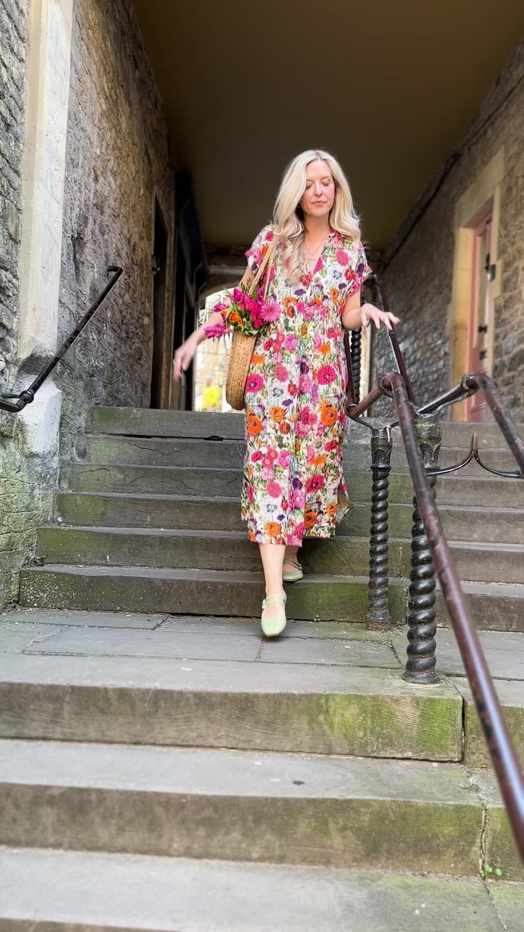 Kate Linen Dress - Carnival