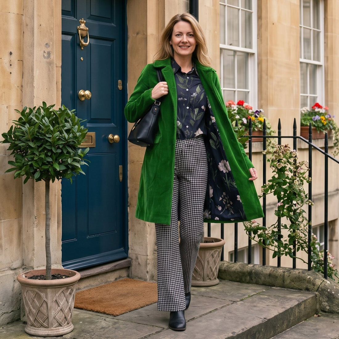 Sabrina Velvet Coat - Emerald
