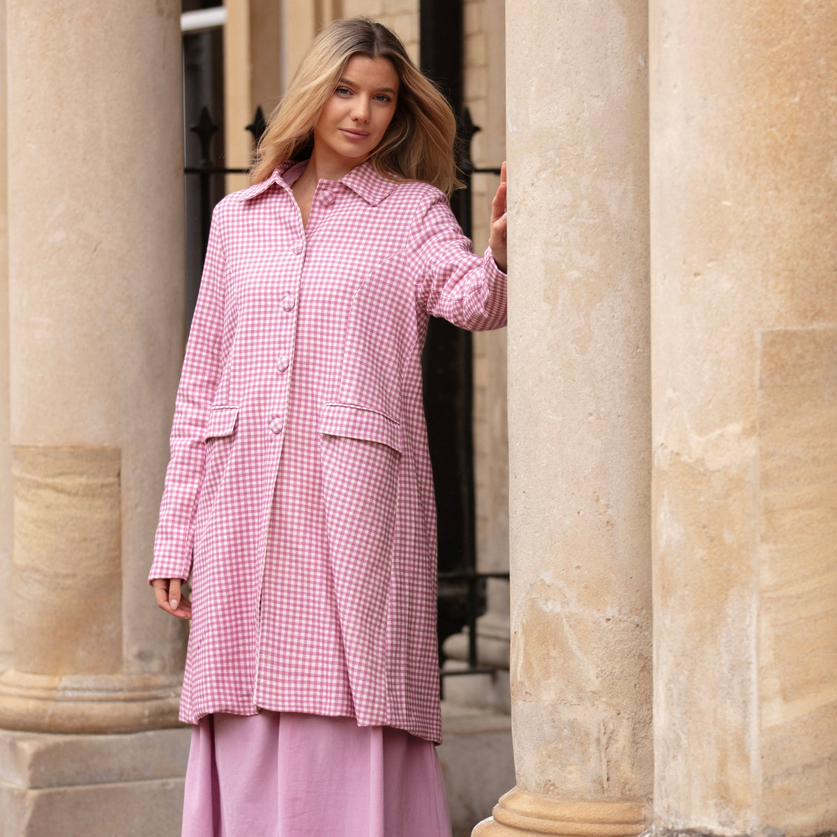 Jessie Corduroy Dress - Mauve