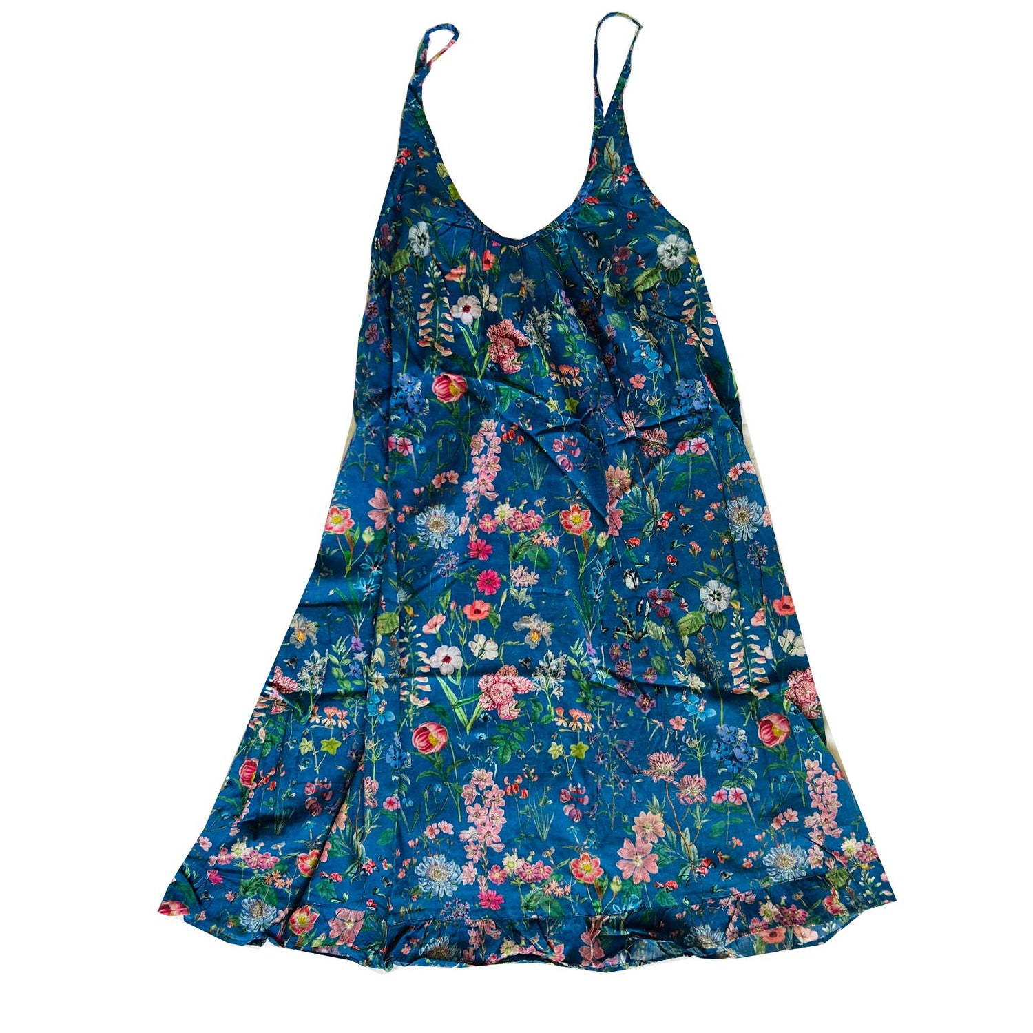 Short Strappy Nightie - Horsley Navy