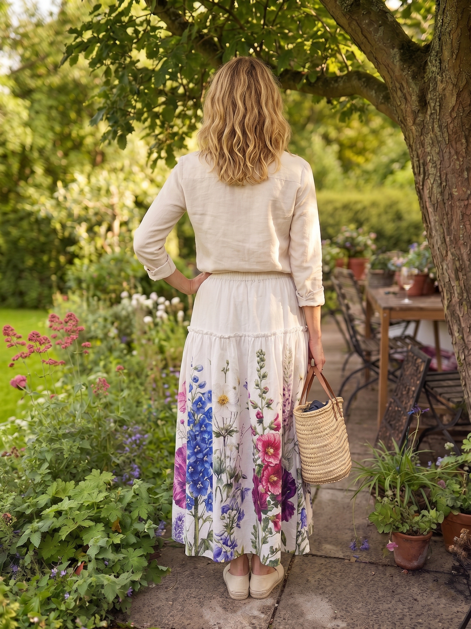 The Chelsea Cotton Poplin Skirt